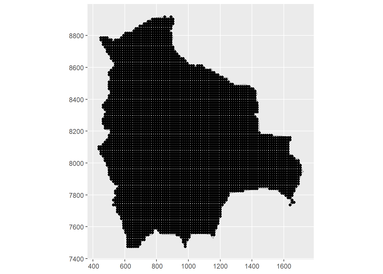 Left: Locations of Solanum plant species in Bolivia from January 2015 to December 2022 obtained from GBIF. Right: Prediction locations in Bolivia.