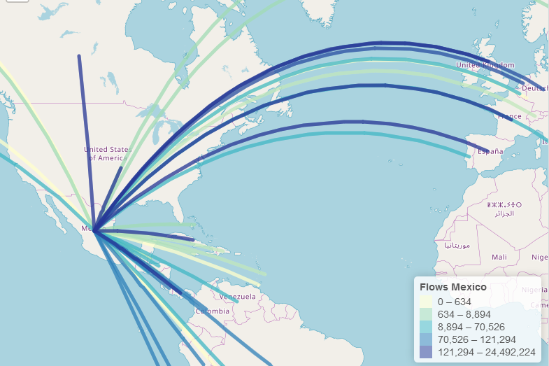 Travel-related spread of disease